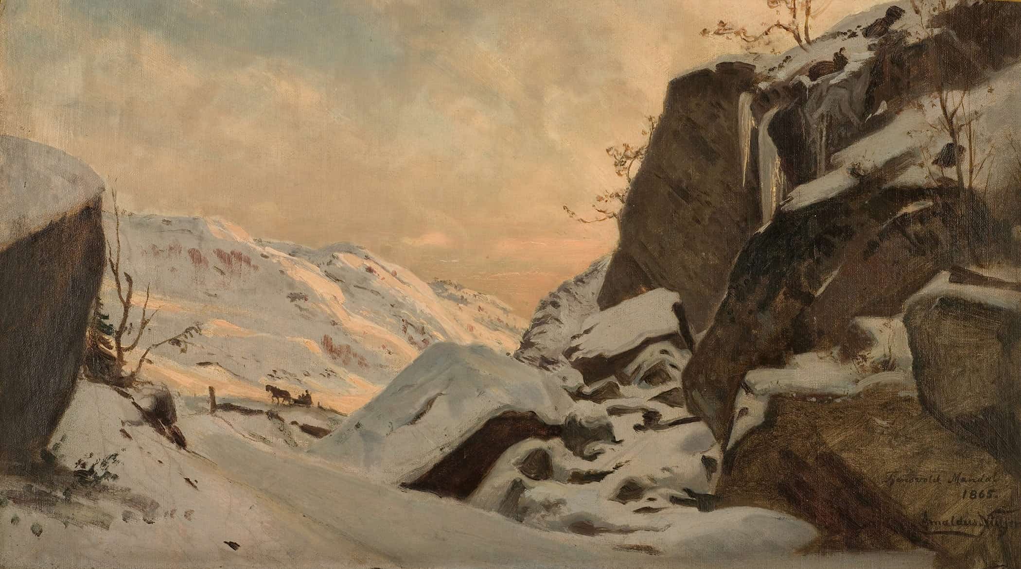 Fra Tjensvold Mandal By Amaldus Nielsen