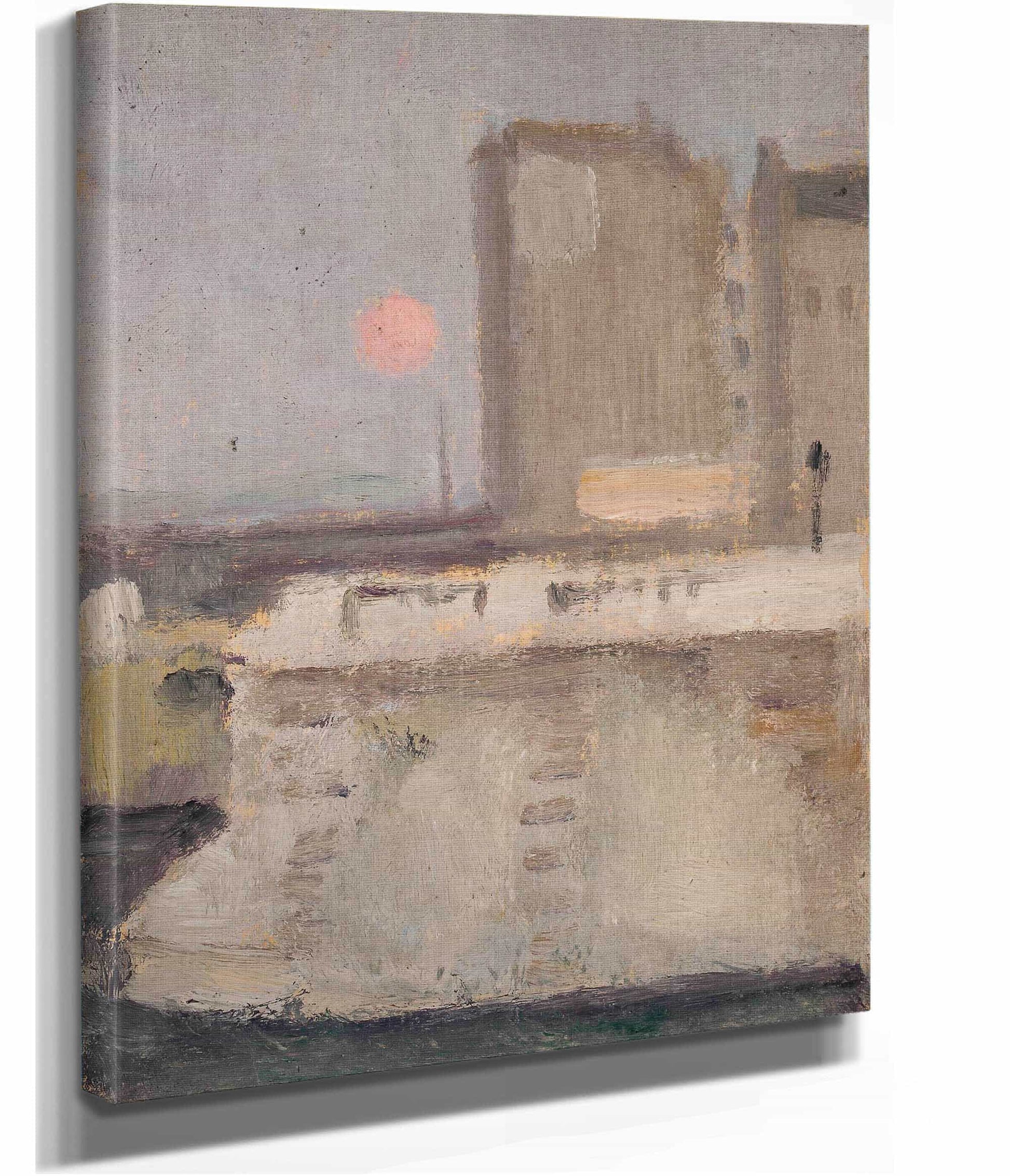 Fragment Of A City In A Fog by Tadeusz Makowski
