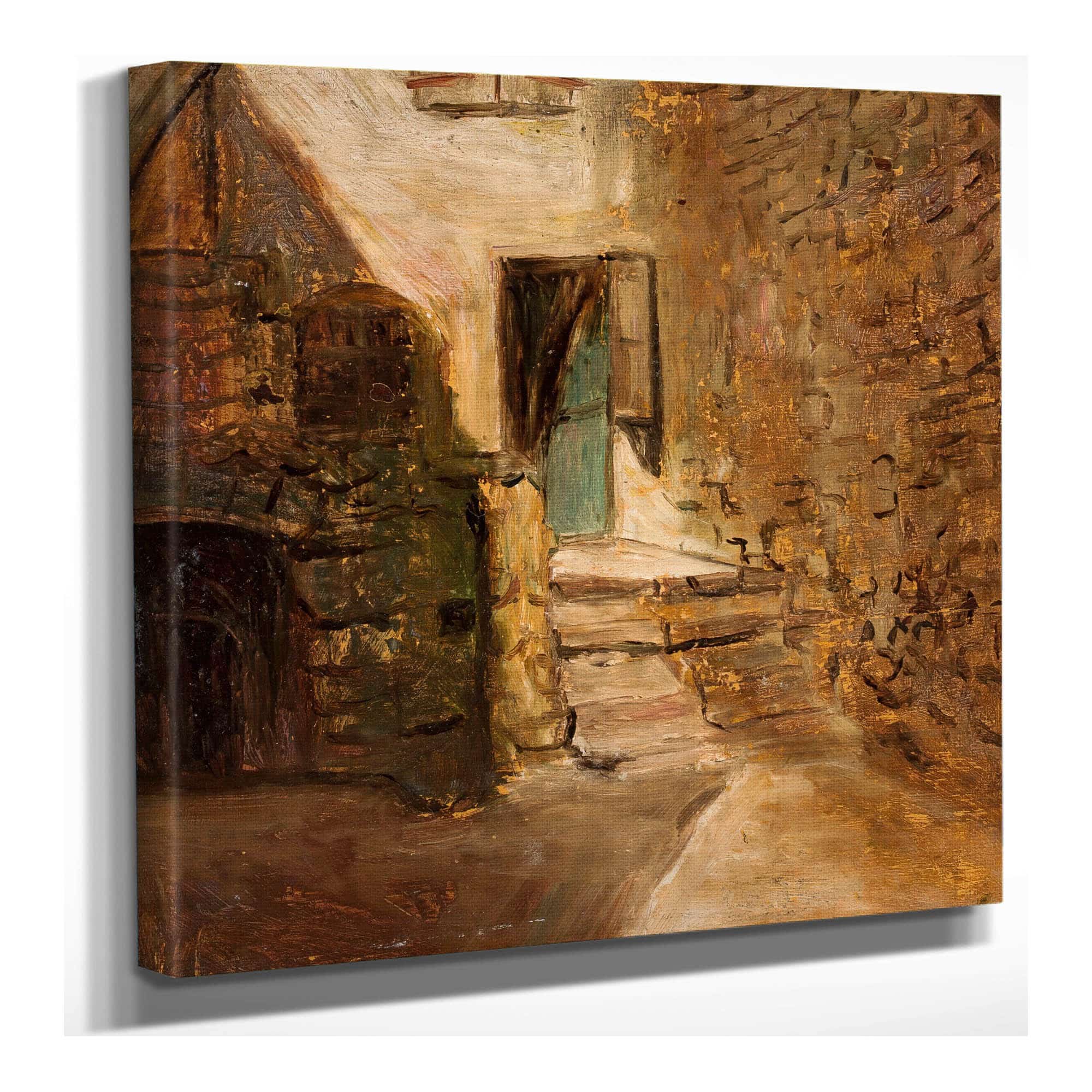 Fragment Starego Domu by Tadeusz Makowski