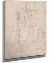 Framlingham Castle Suffolk Part Of Ruined Interior by John Sell Cotman