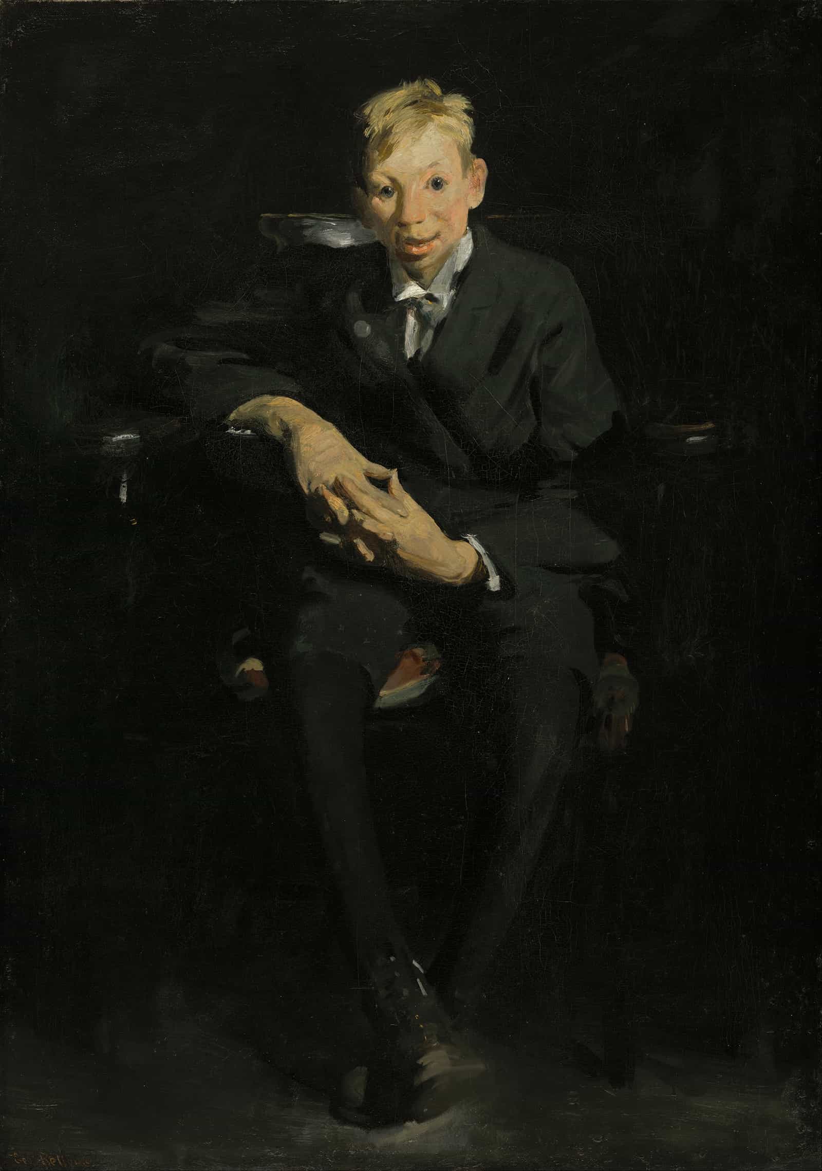 Frankie The Organ Boy by George Wesley Bellows