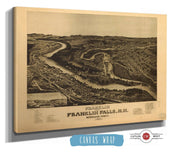 Franklin And Franklin Falls Nh Merrimack County 1884 State of New Hampshire