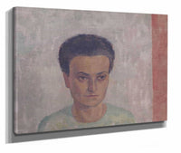 Frau S Schonberger In Gruner Bluse by Walther Gamerith