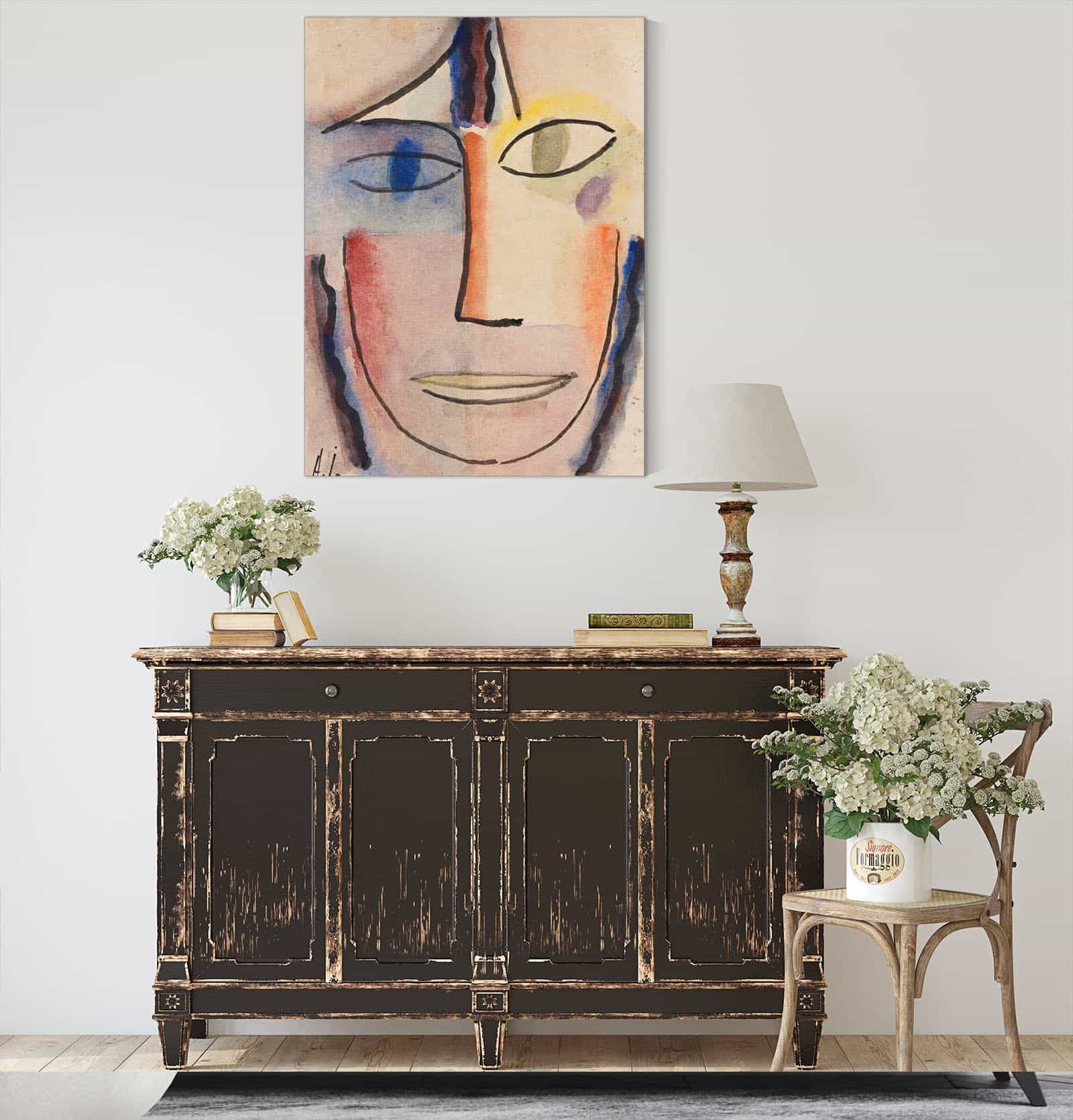 Frauenkopf Femina by Alexej Von Jawlensky