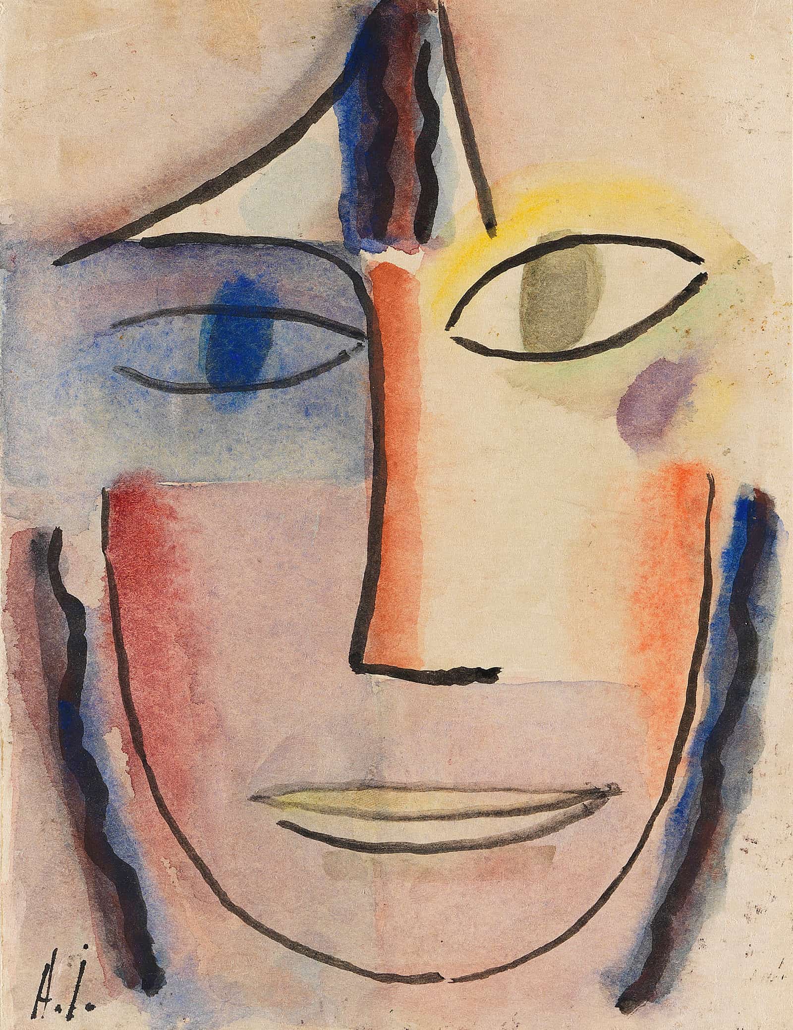 Frauenkopf Femina by Alexej Von Jawlensky