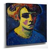 Frauenkopf Head Of A Woman by Alexej Von Jawlensky
