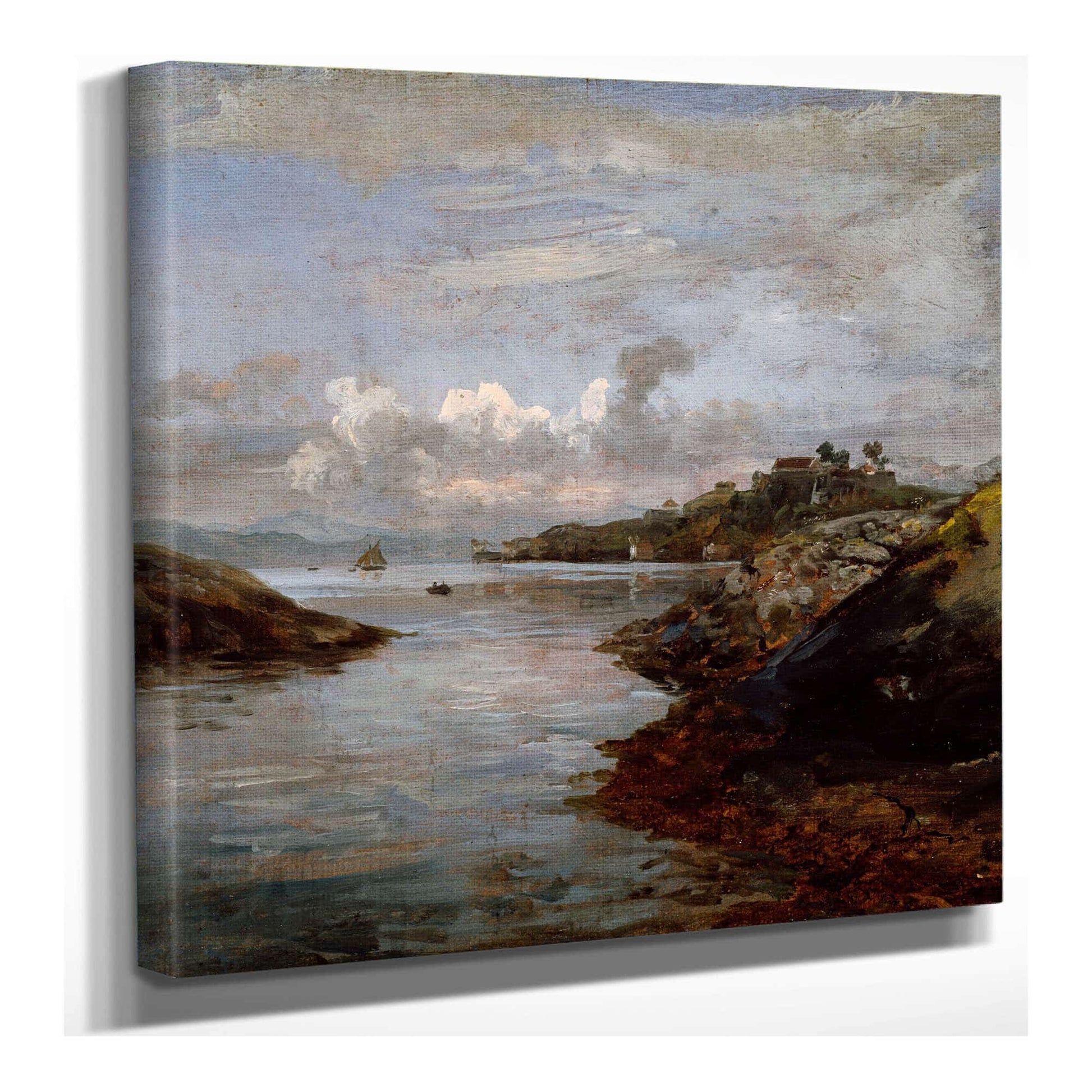 Fredriksberg Fortifications On Nordnes In Bergen by Johan Christian Dahl