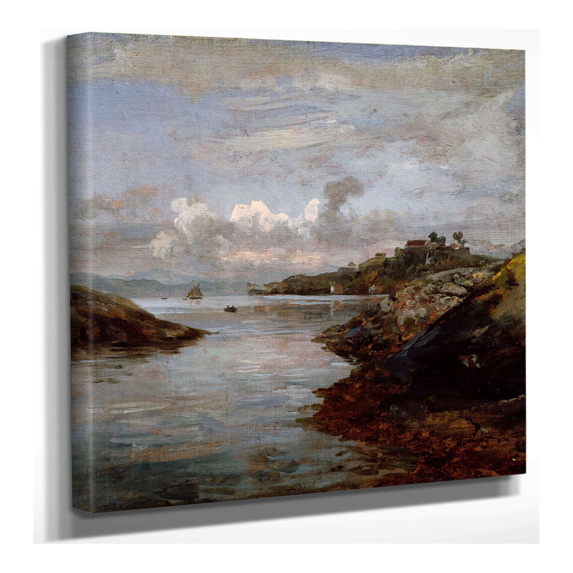 Fredriksberg Fortifications On Nordnes In Bergen by Johan Christian Dahl