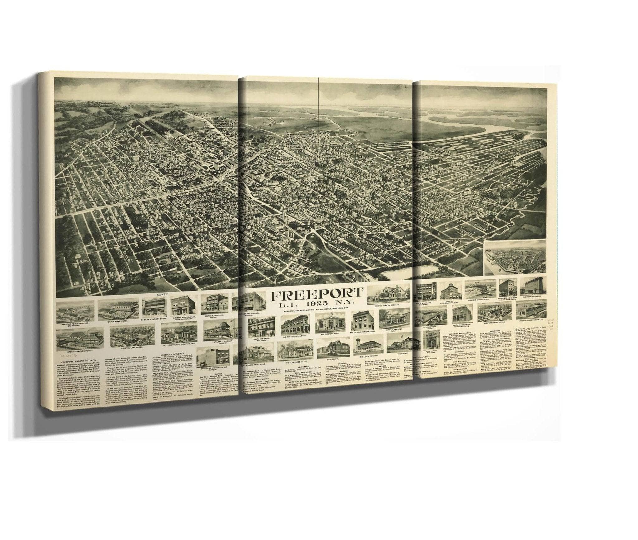 Freeport Li 1925 Ny  State Of New York
