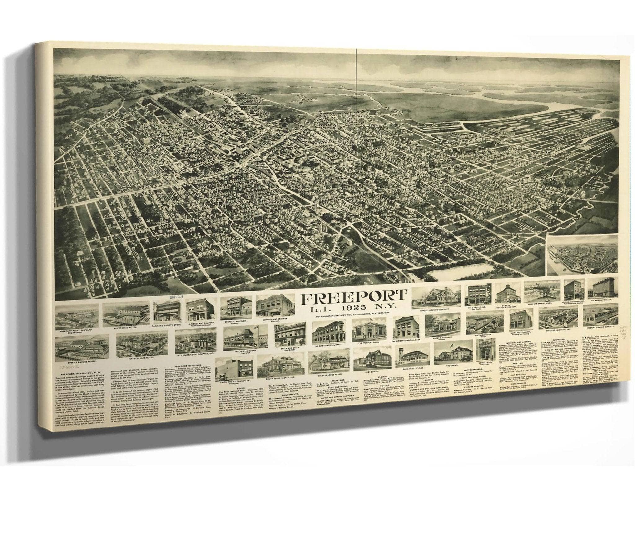Freeport Li 1925 Ny  State Of New York
