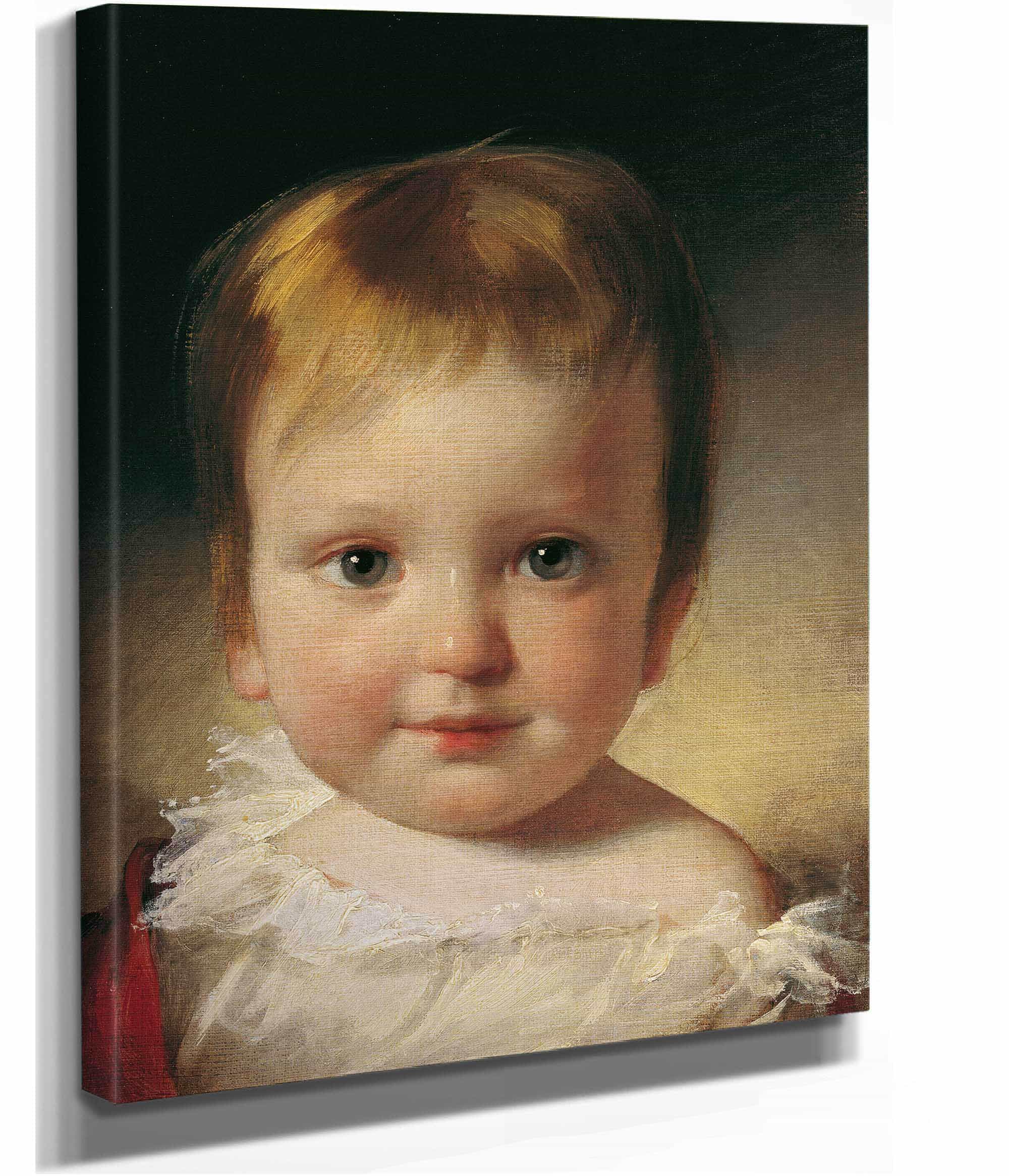 Freiherr Alexander Vesque Von Puttlingen Als Kind by Friedrich Von Amerling