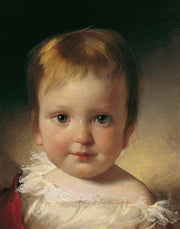 Freiherr Alexander Vesque Von Puttlingen Als Kind by Friedrich Von Amerling