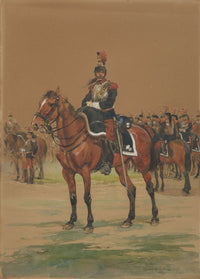French Cuirassier by Jean Baptiste Edouard Detaille