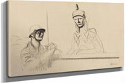 French Soldier Addressing Germania by Jean Louis Forain