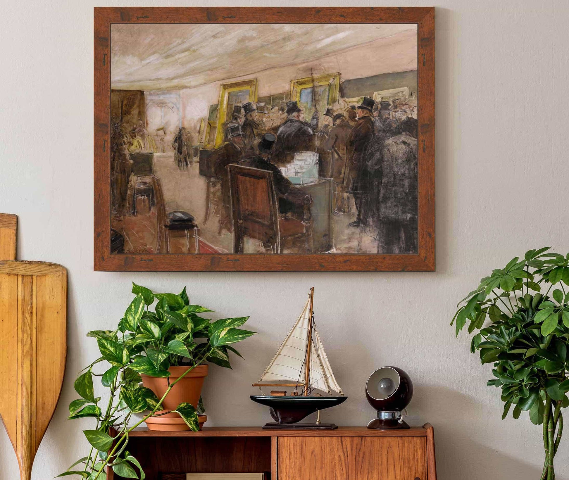 French Study For Une Seance Du Jury De Peinture by Henri Gervex