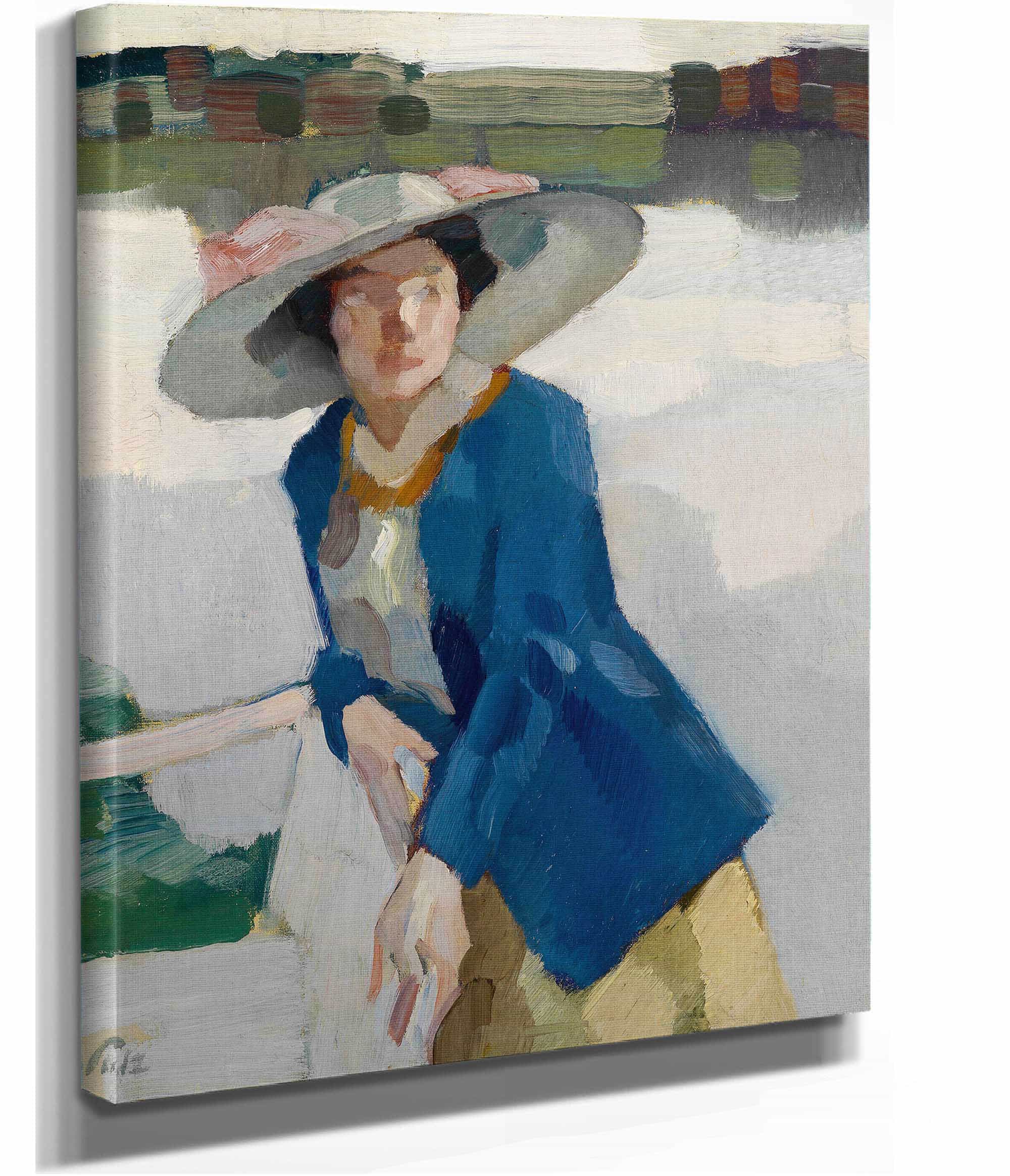 Frieda Am Langenburger See C by Leo Putz