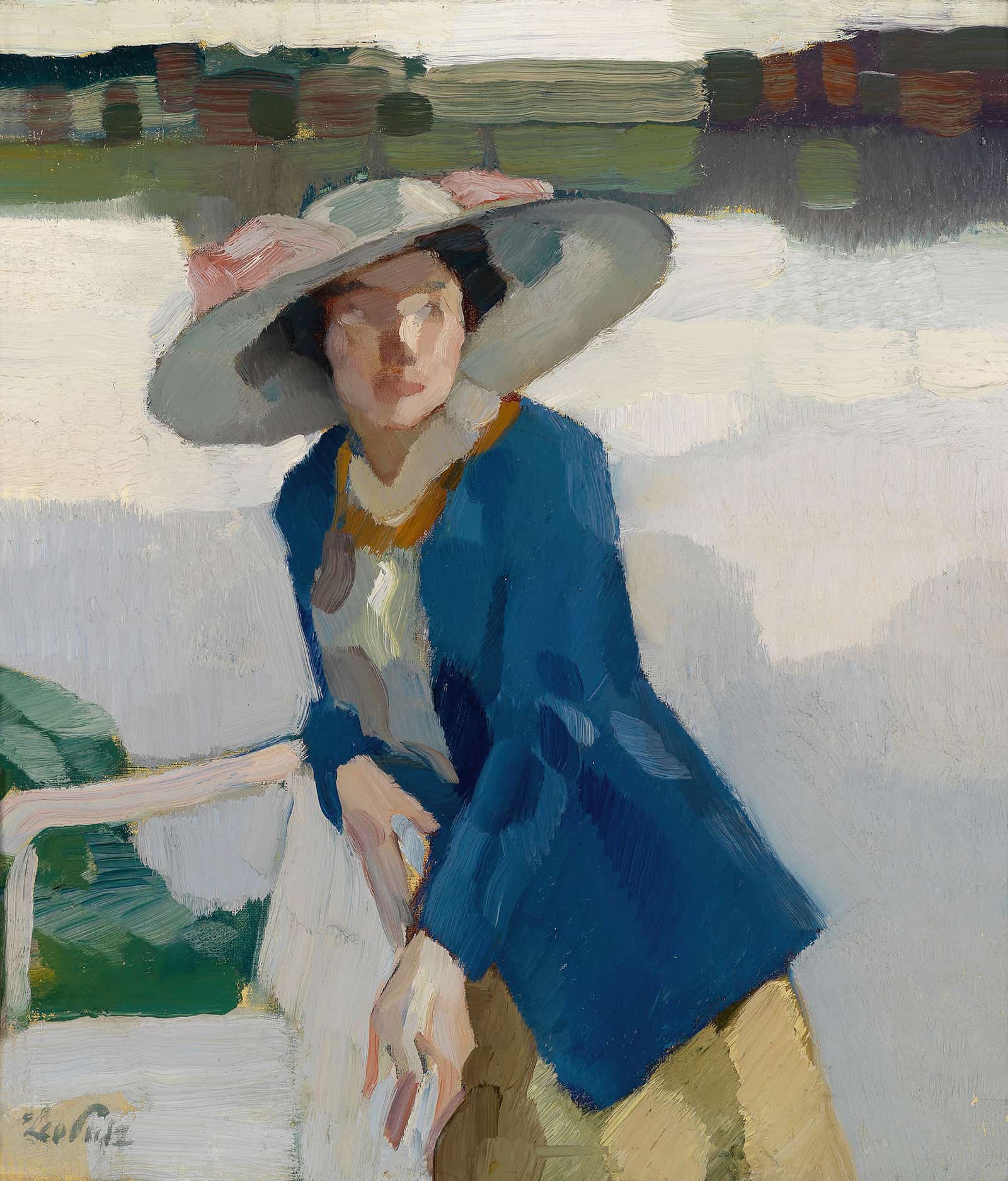 Frieda Am Langenburger See C by Leo Putz