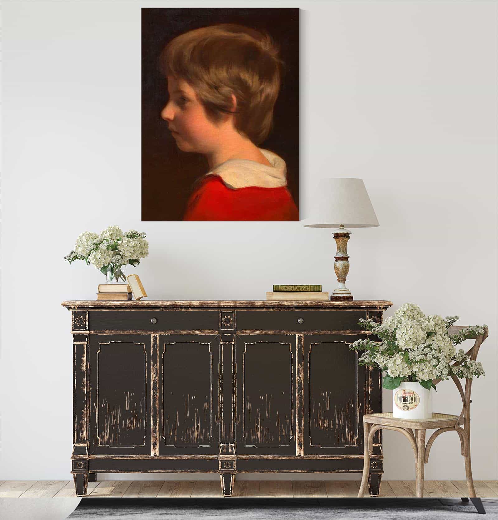 Friedrich Amerling Sohn Des Kunstlers by Friedrich Von Amerling