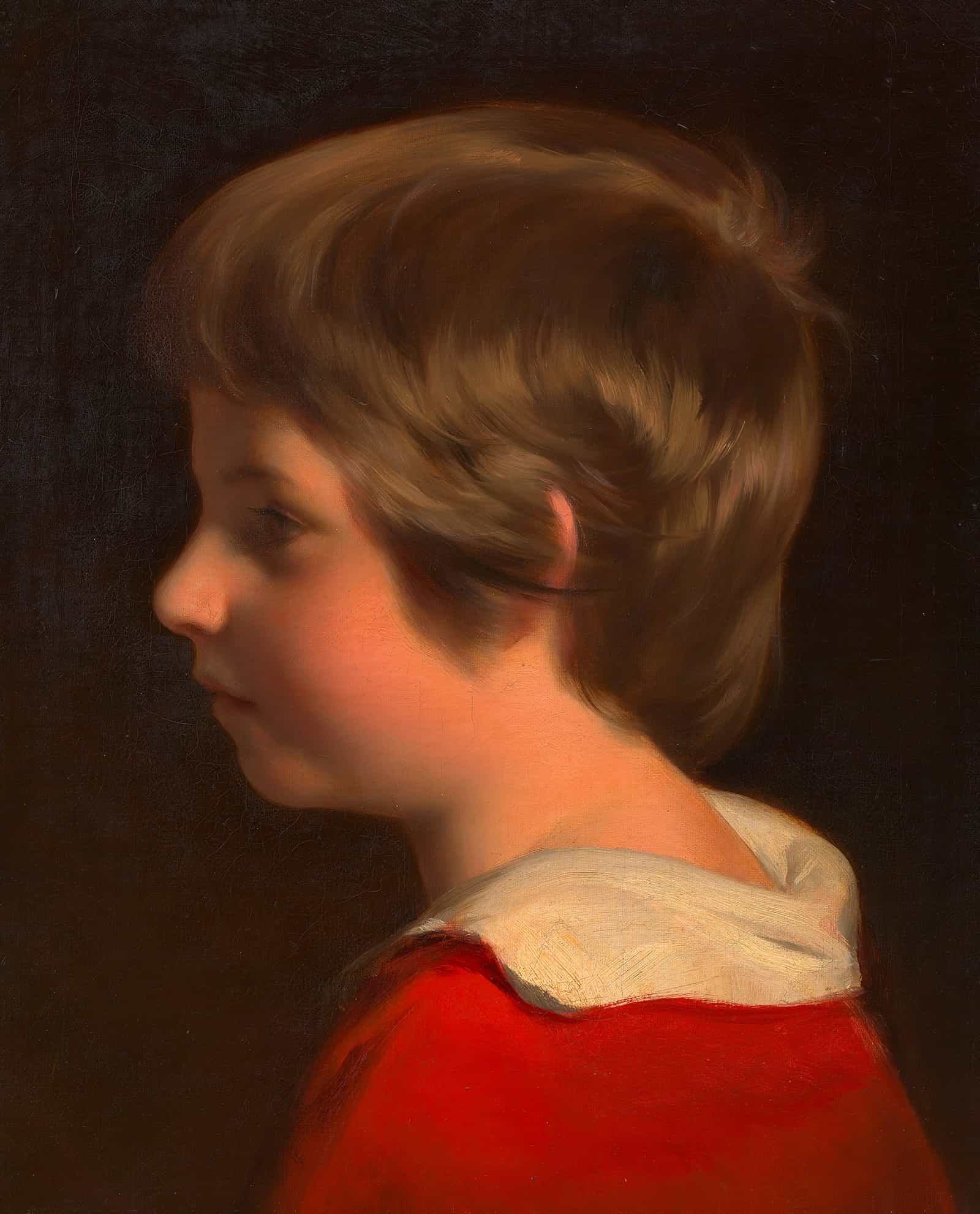 Friedrich Amerling Sohn Des Kunstlers by Friedrich Von Amerling