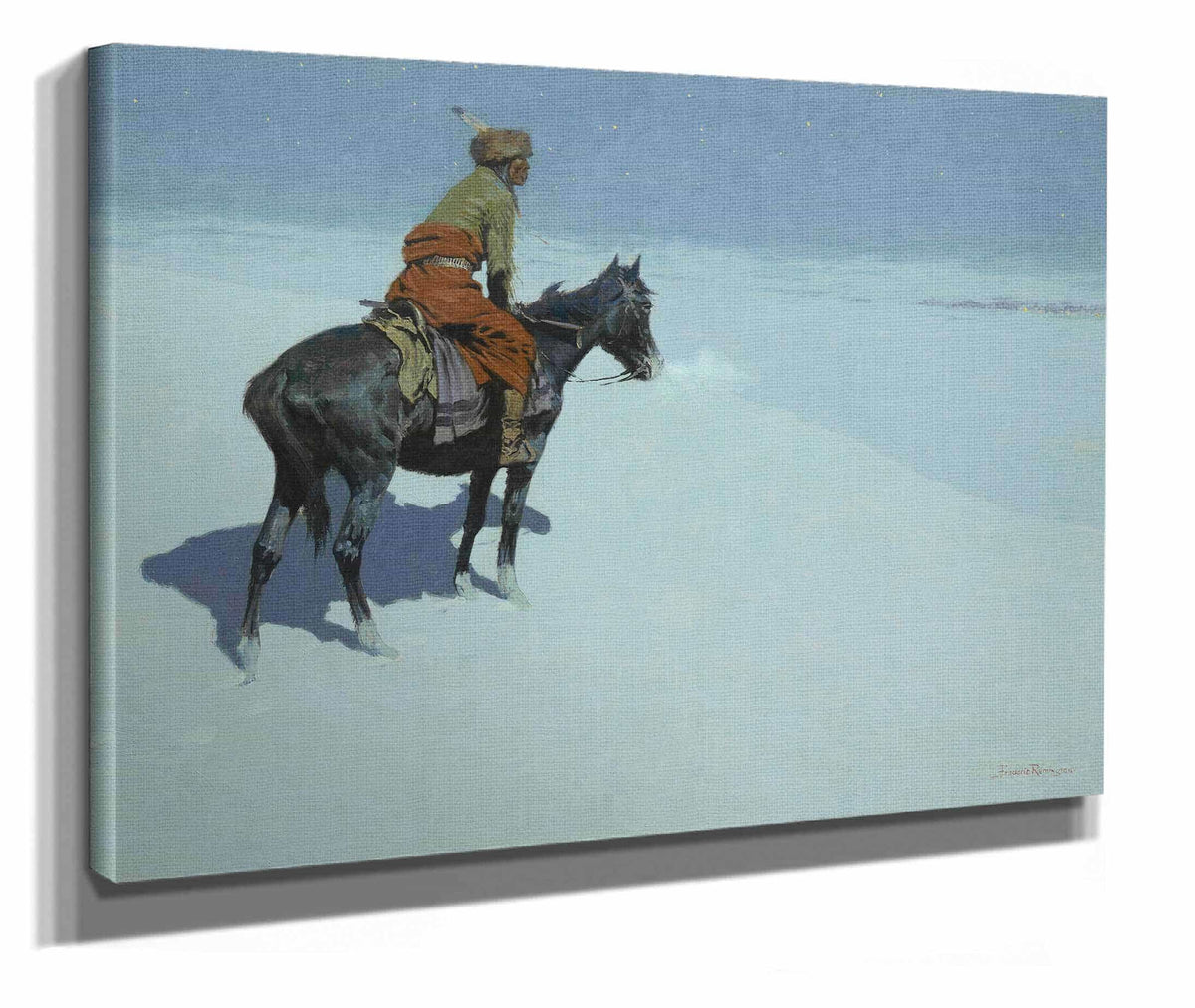Friends Or Foes The Scout  by Frederic Remington