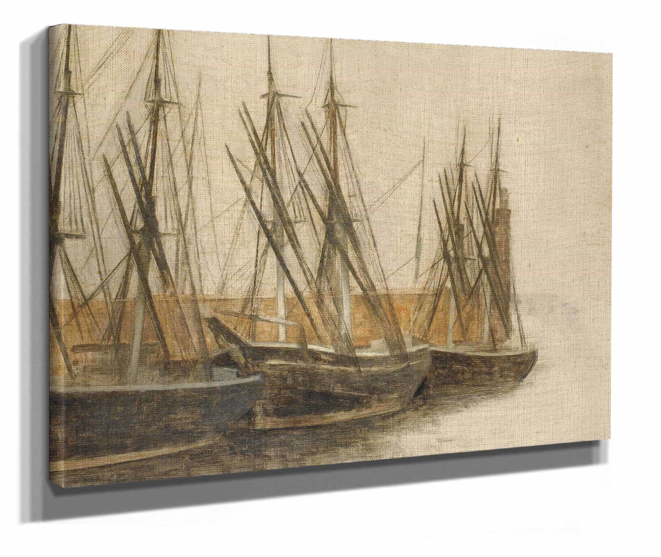 From Christianshavns Canal Copenhagen by Vilhelm Hammershoi