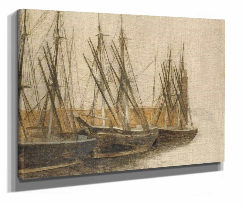 From Christianshavns Canal Copenhagen by Vilhelm Hammershoi