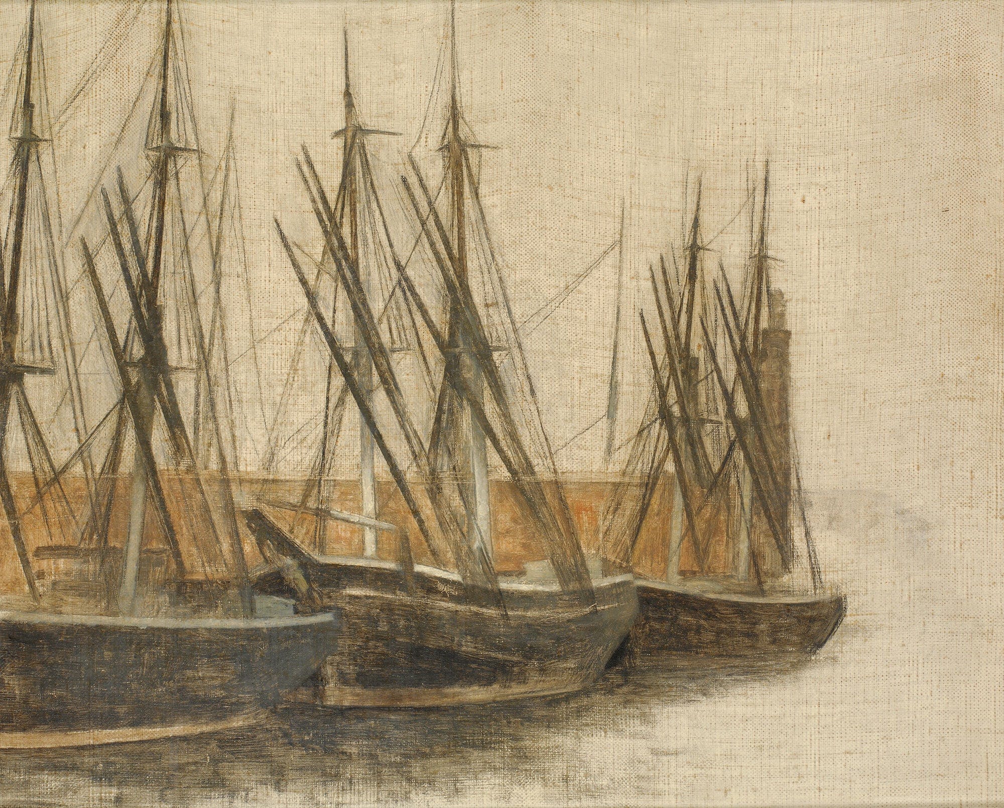 From Christianshavns Canal Copenhagen by Vilhelm Hammershoi
