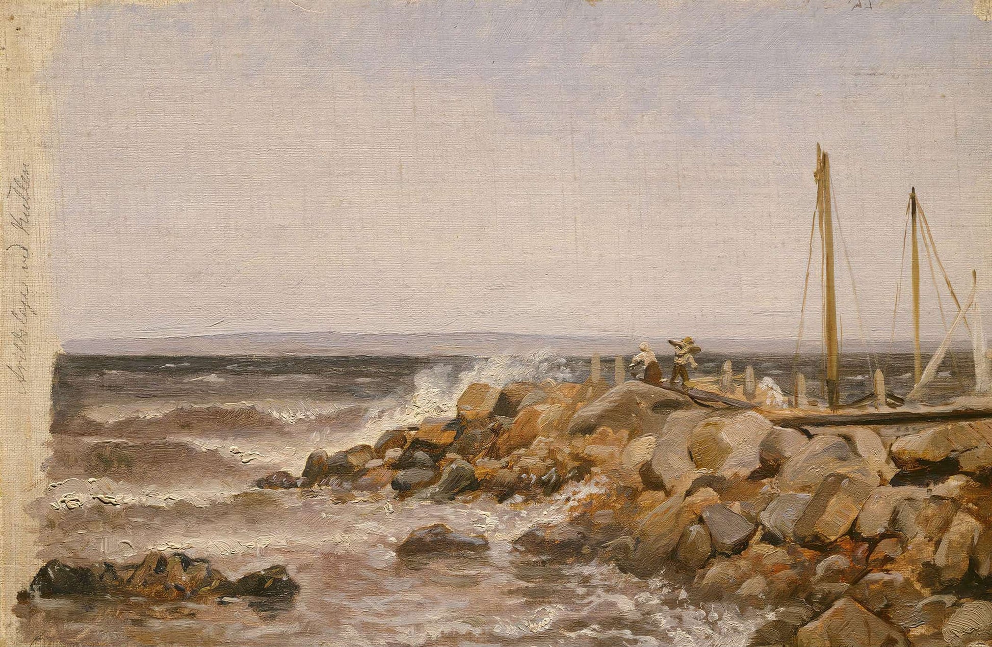 From Kullen In Sweden By Adolph Tidemand