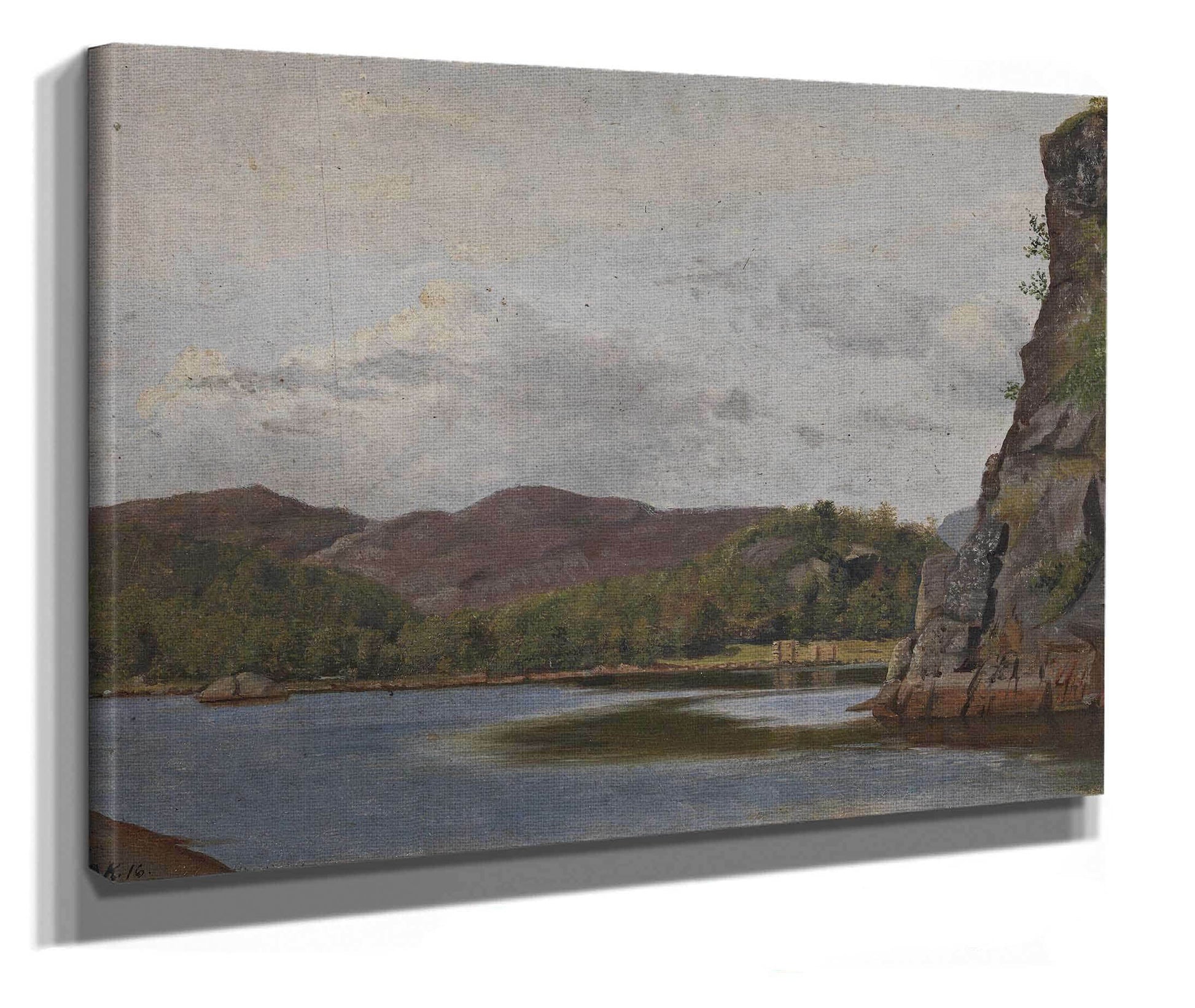 From The Coast Near Mandal by Adolph Tidemand