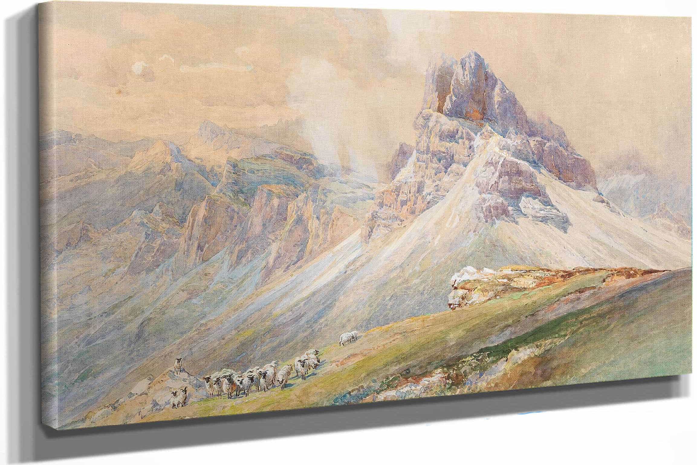 From The Dolomites by Edward Theodore Compton