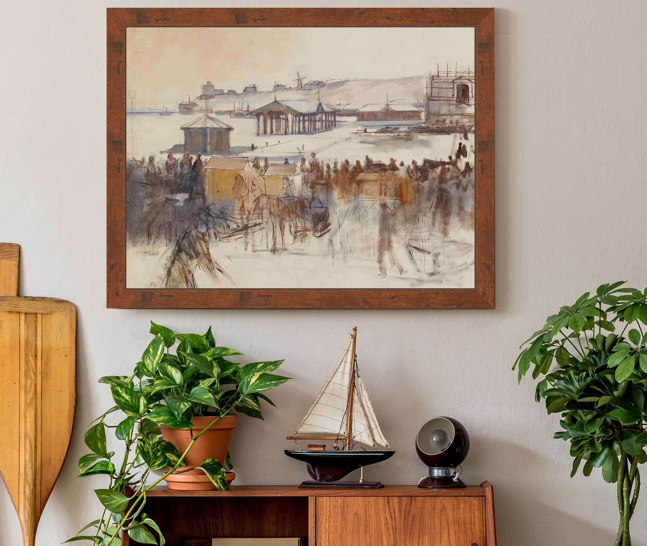 From The South Harbor by Albert Edelfelt