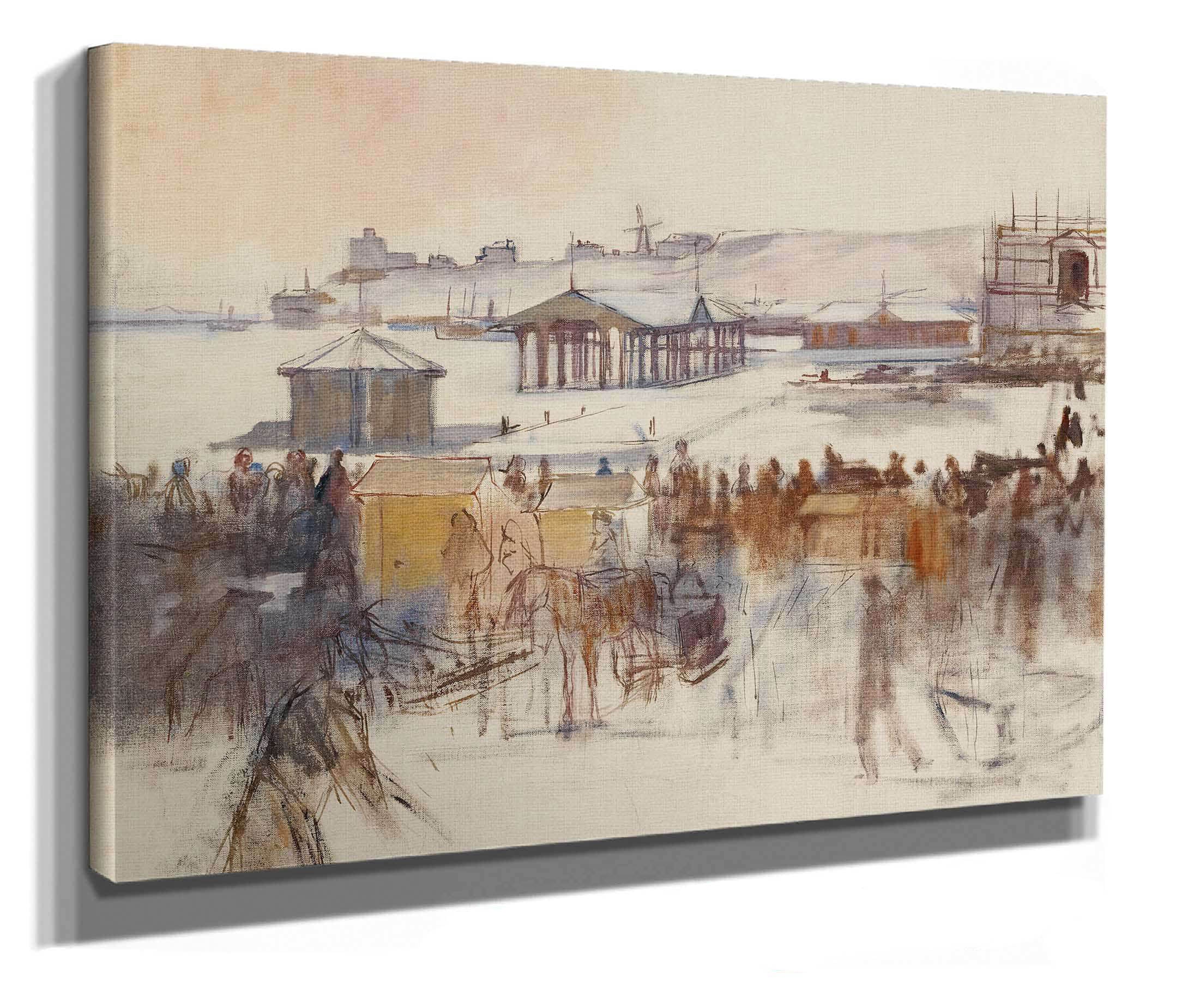 From The South Harbor by Albert Edelfelt