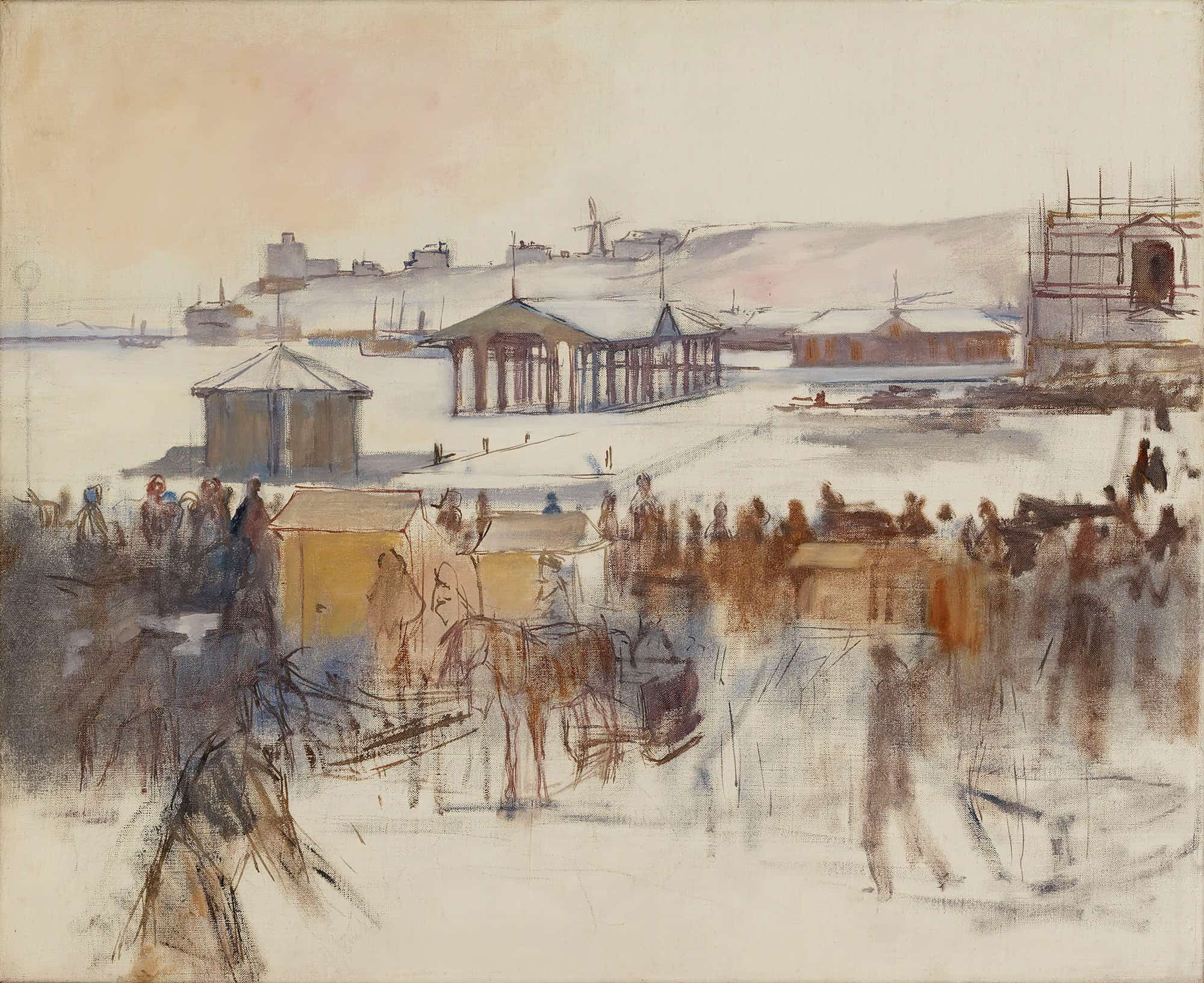 From The South Harbor by Albert Edelfelt