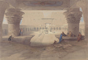 From Under The Portico Of The Temple Of Edfu Upper Egypt by David Roberts