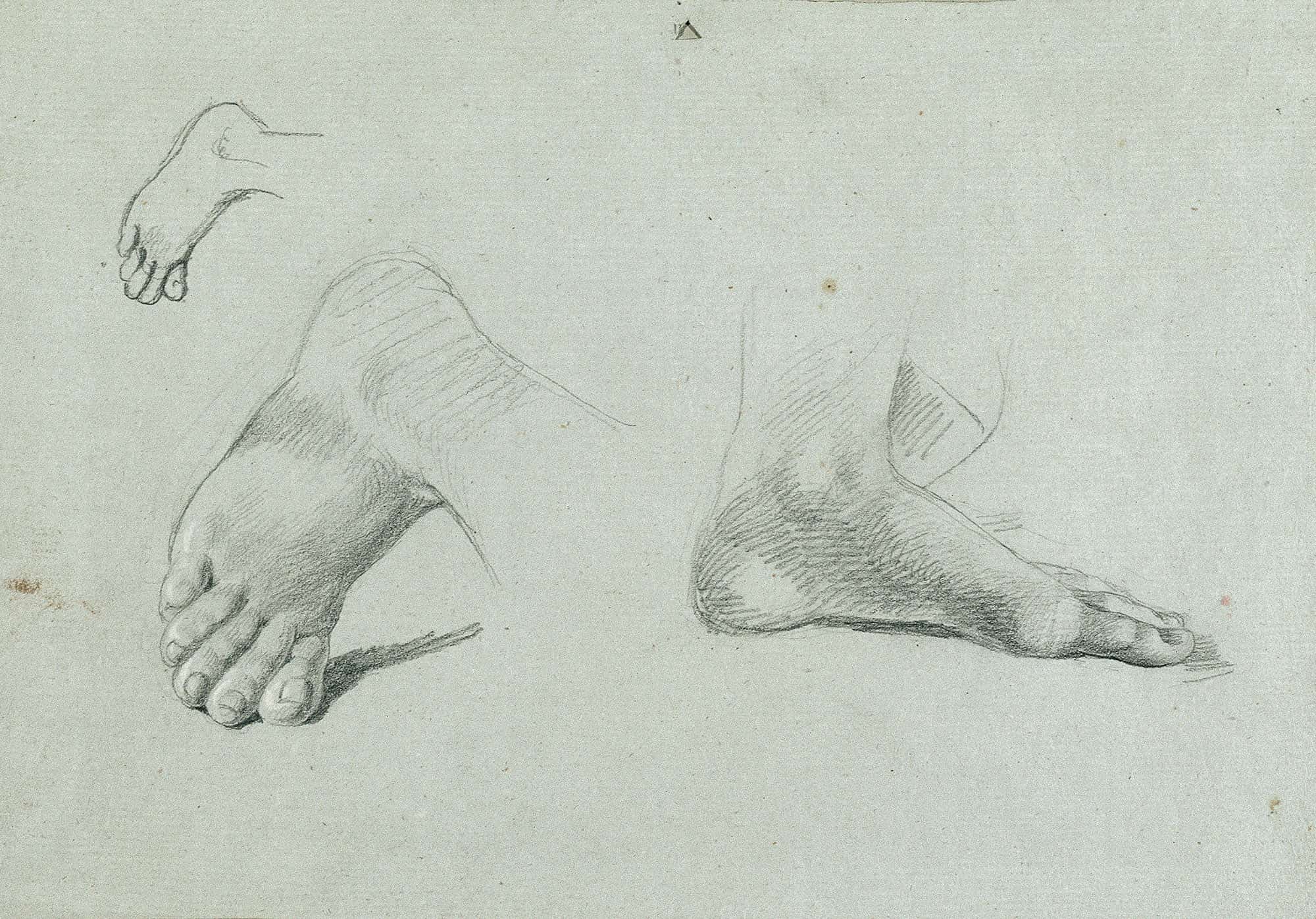 Fubstudie by Johann Peter Krafft