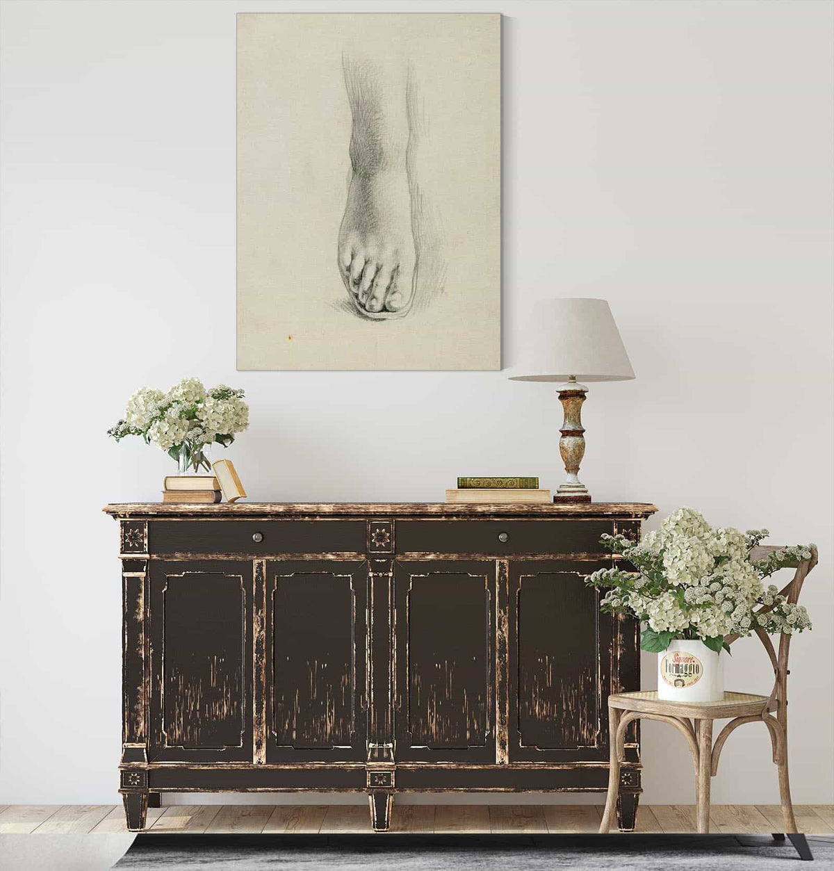 Fubstudie Zu Arindal Und Daura by Johann Peter Krafft