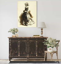 Full Length Portrait Of A Woman by Dante Gabriel Rossetti