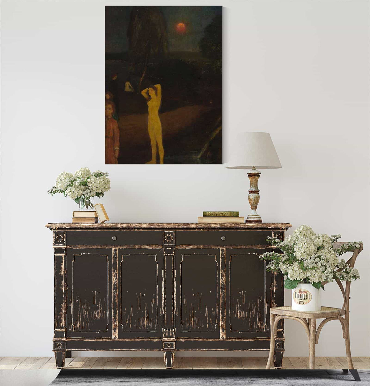 Full Orbed Moon by Arthur Bowen Davies