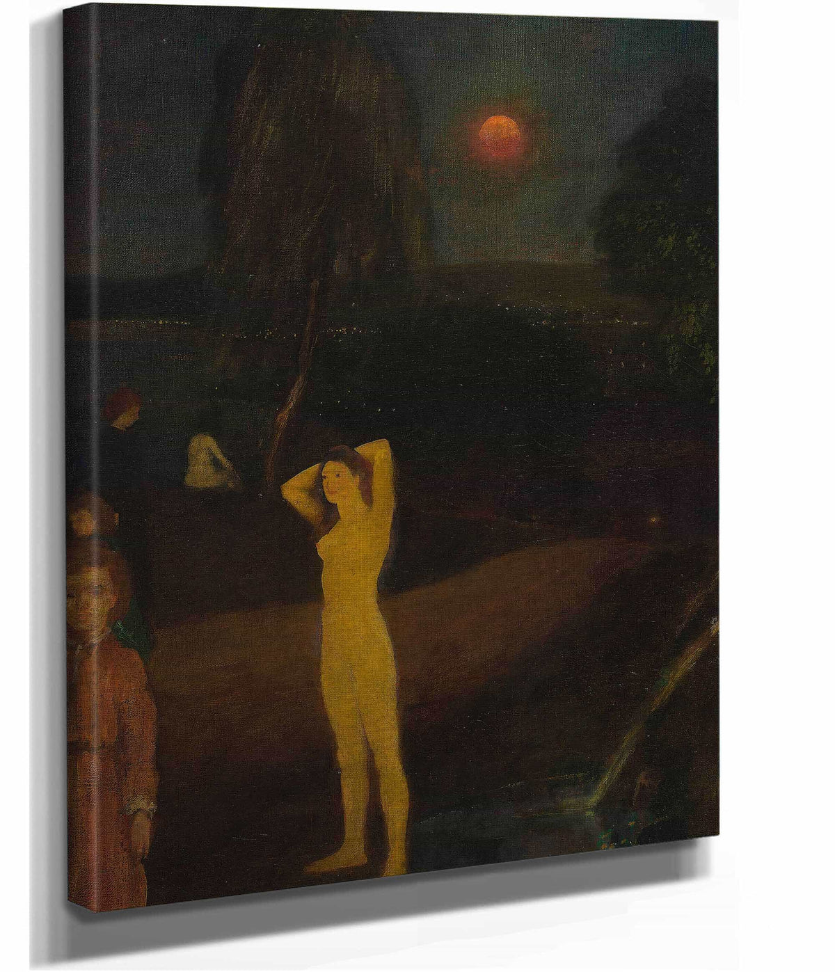 Full Orbed Moon by Arthur Bowen Davies