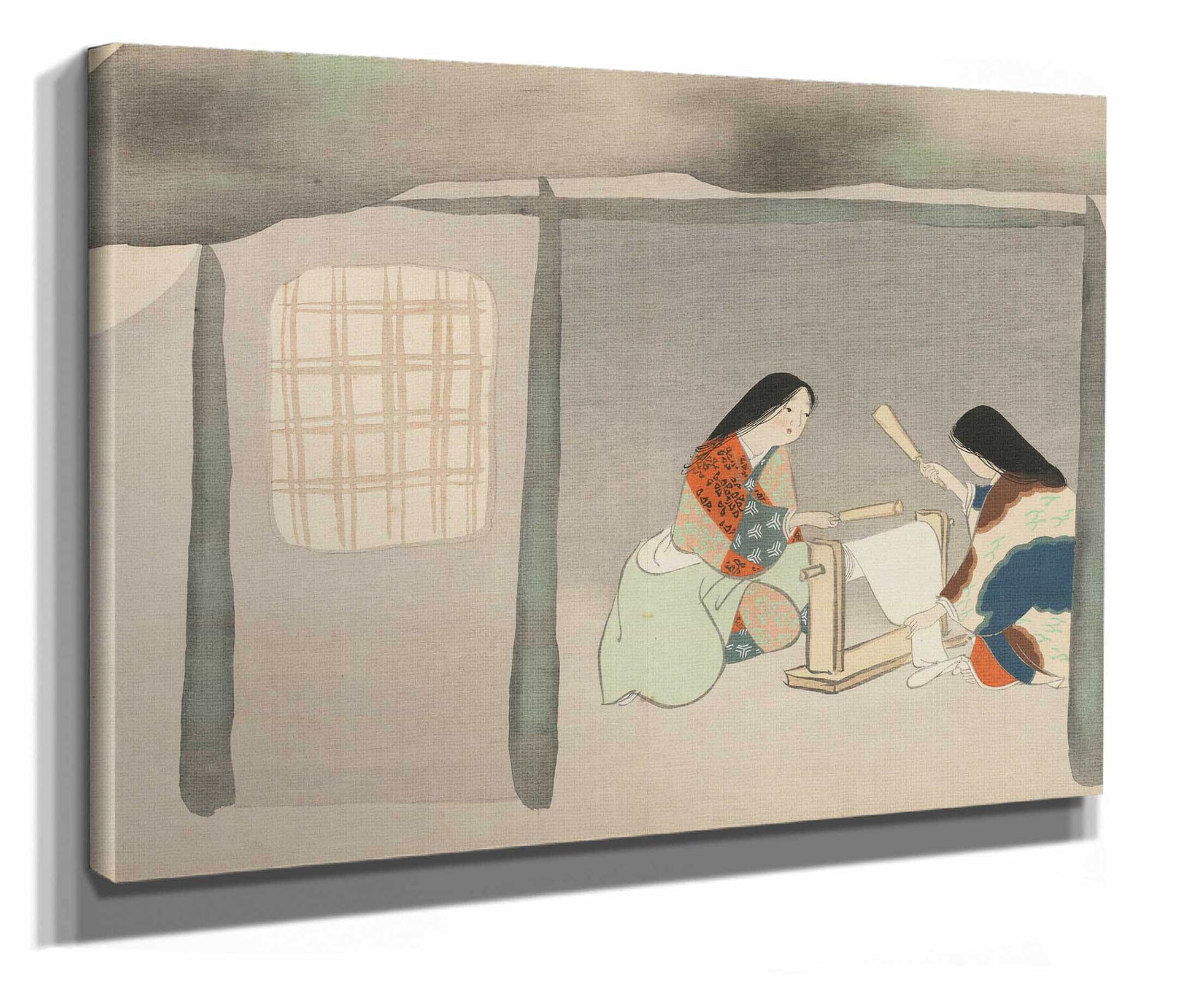 Fulling Silk Uchiginu by Kamisaka Sekka