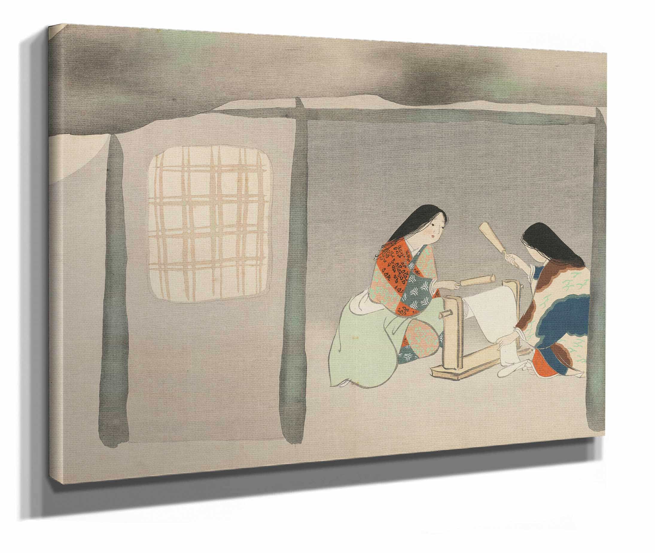 Fulling Silk Uchiginu by Kamisaka Sekka