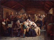 Funeral Feast by Adolph Tidemand