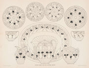 Fuschia Design For Tea Or Coffee Service by Louis Rhead