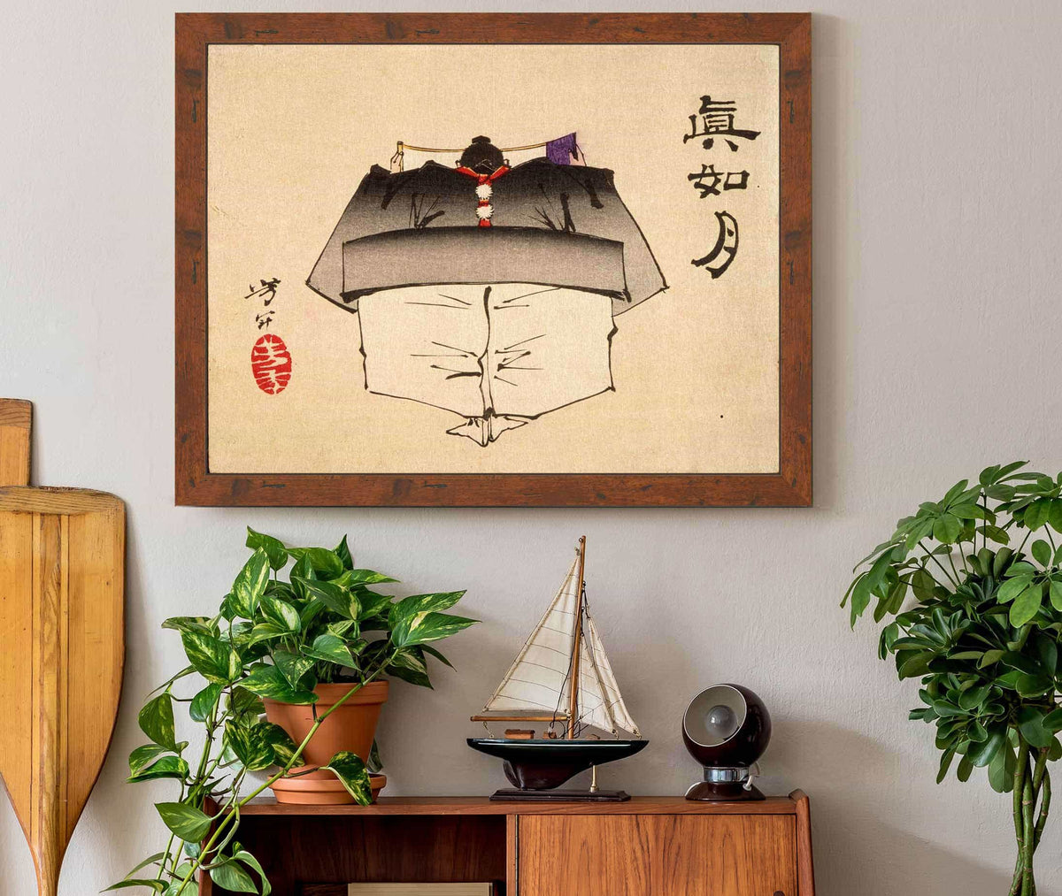 Fuwa Banzaemon In A Tanzen Costume by Tsukioka Yoshitoshi