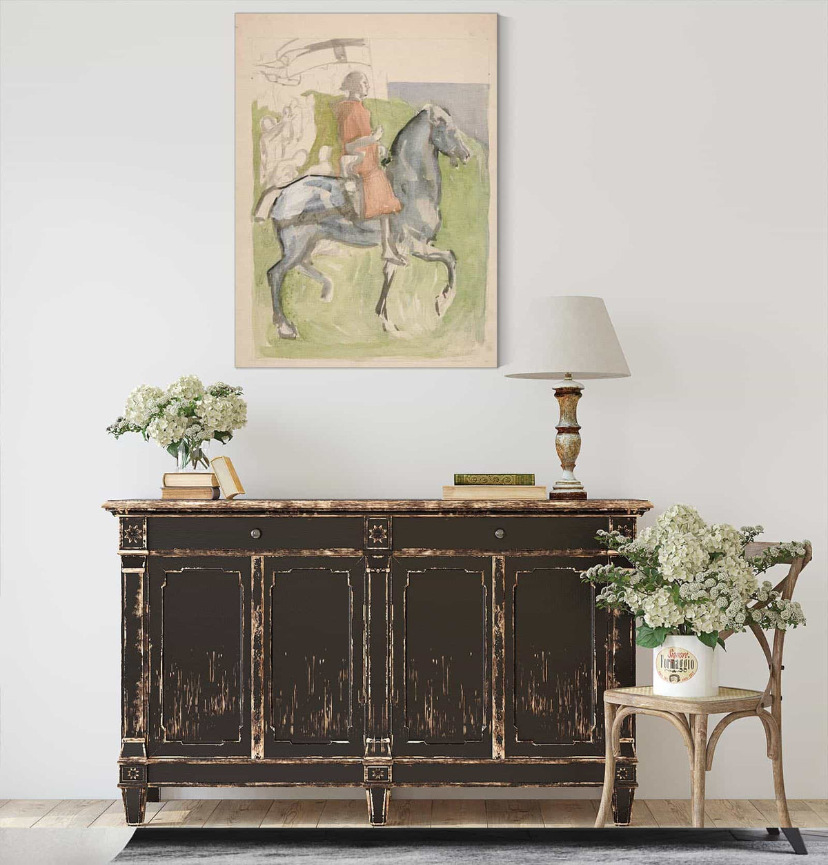 Galahad Departs Study For The Quest Of The Holy Grail by Edwin Austin Abbey