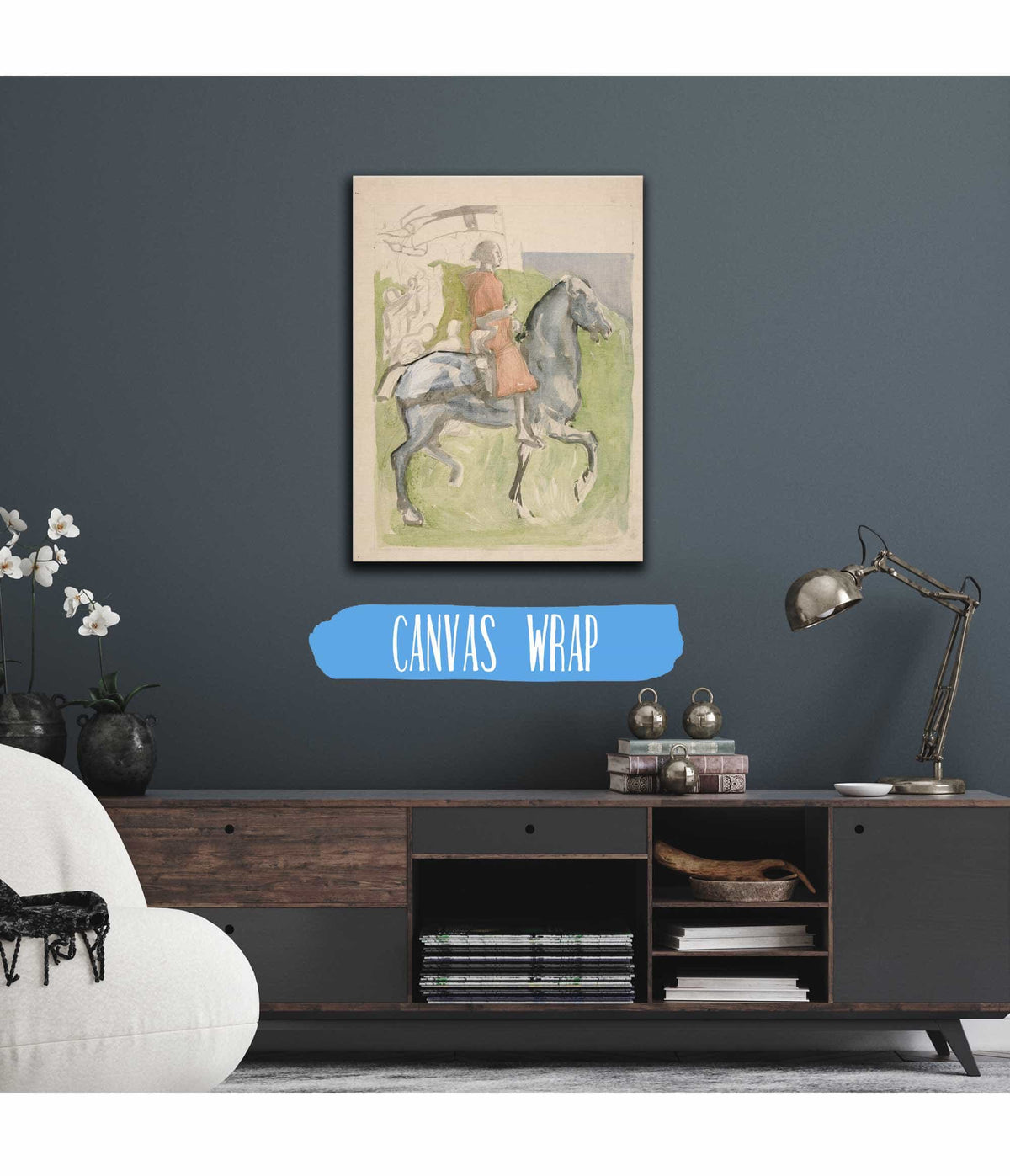 Galahad Departs Study For The Quest Of The Holy Grail by Edwin Austin Abbey