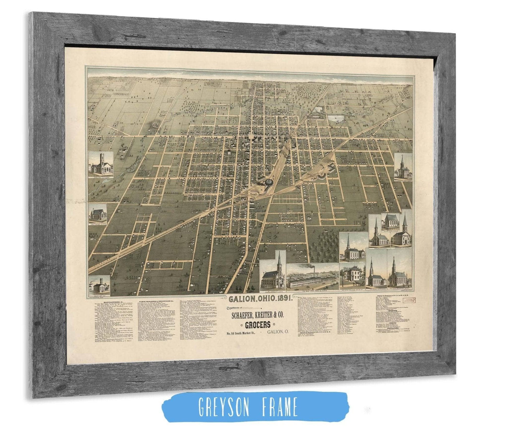 Galion Ohio 1891 State of Ohio