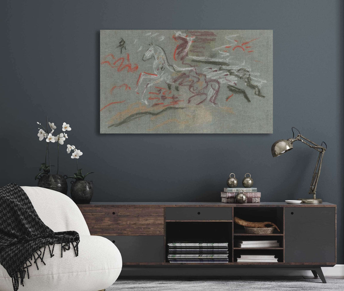 Galloping Horses   by Arnold Peter Weisz Kubincan