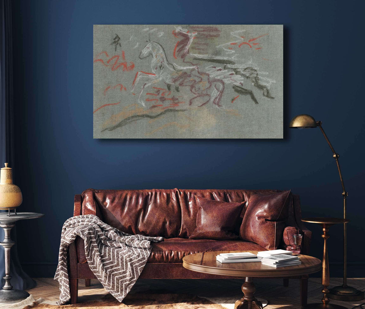 Galloping Horses   by Arnold Peter Weisz Kubincan