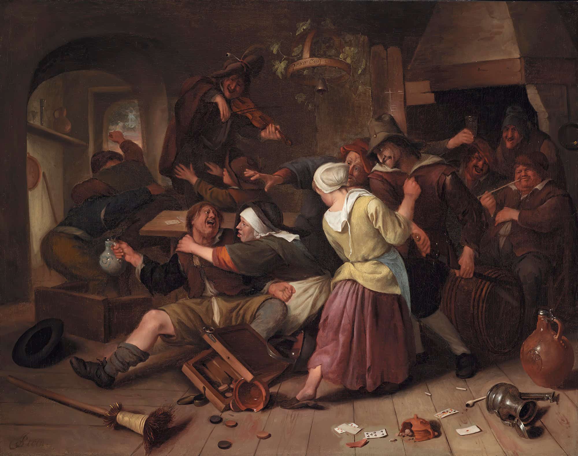 Gamblers Quarreling by Jan Steen